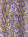 Lavender brocade voile salwar kameez