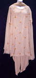 Sober pale peach embroidered salwar kameez