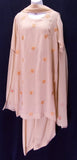 Sober pale peach embroidered salwar kameez