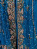 Detail of embroidery on overcoat